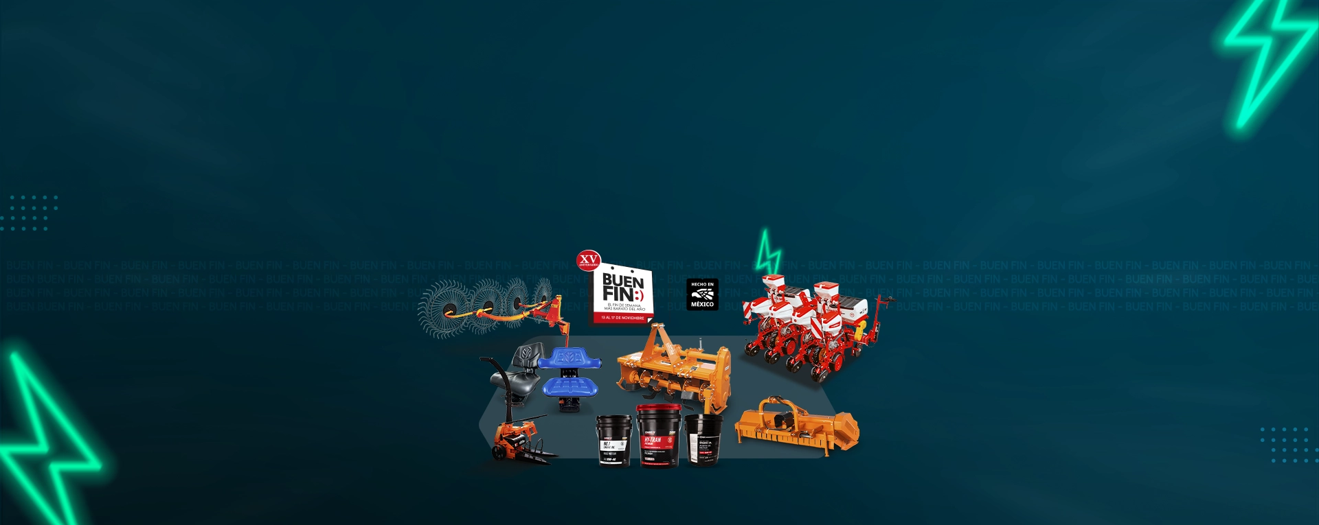 Promociones en implementos, refacciones y accesorios agrícolas