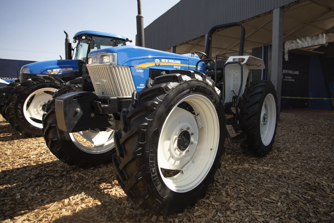 Tractor 6610S Lodero en exhibición