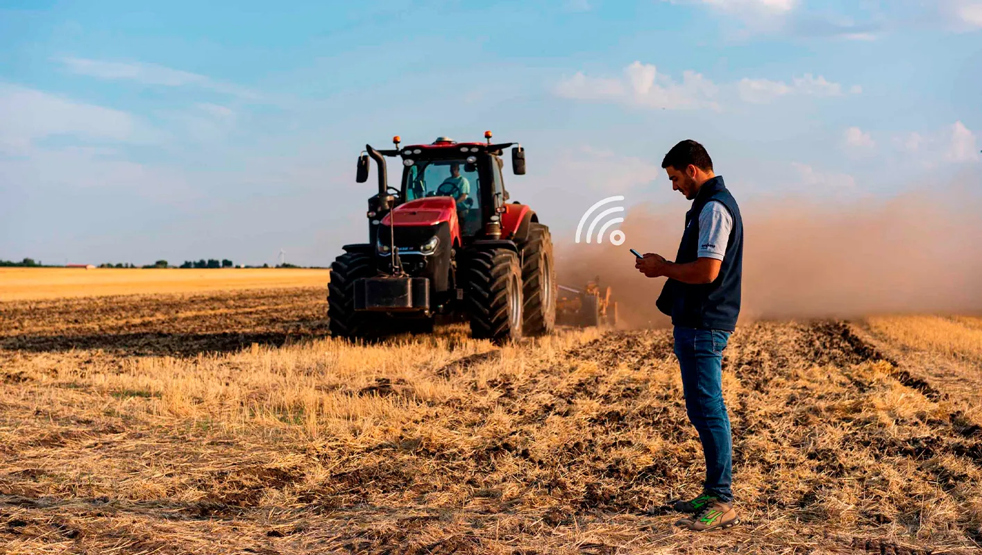 Tecnología de telemetría en tractores agrícolas