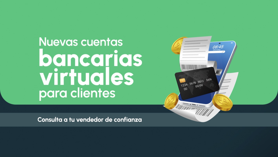 Cuentas bancarias virtuales Agtrac