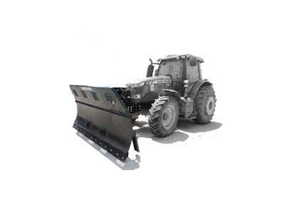 Tractor con implemento para ensilar Kimball